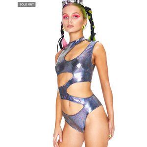 NWWT Dolls Kill Club Exx Bodysuit